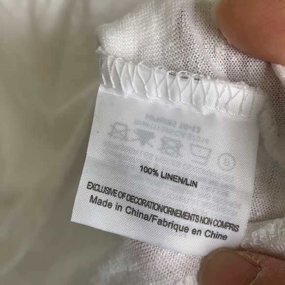 Tory Burch Linen Tee - Picture 4 of 4